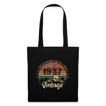 1957 Anniversary Born in 1957 Limited Edition - Tote Bag - black - Front
