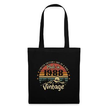 1988 Anniversaire Né En 1988 Édition Limitée - Sac en tissu - noir - Devant