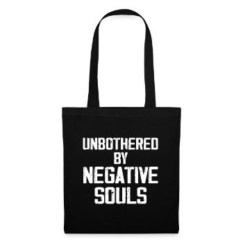 Unbothered Is My Super Power - Sac en tissu - noir - Devant