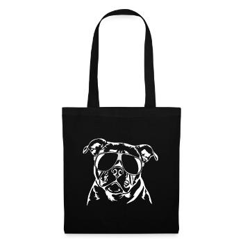 OLD ENGLISH BULLDOG cool Sonnenbrille Wilsigns - Stoffbeutel - Schwarz - Vorne