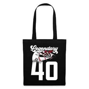 LEGENDARY 40 ANS FLÉCHETTES LÉGENDE 1981 - Sac en tissu - noir - Devant
