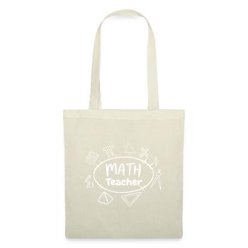 Math Teacher - Sac en tissu - nature - Devant