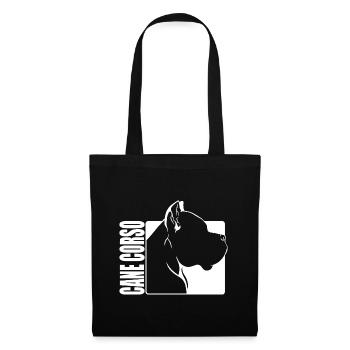 Cane Corso Profil Chiens Chien Wilsigns - Sac en tissu - noir - Devant