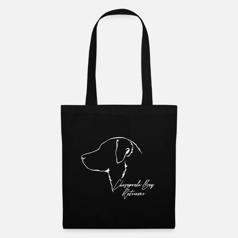 CHESAPEAKE BAY RETRIEVER Profil Hunde Wilsigns - Stoffbeutel - Schwarz