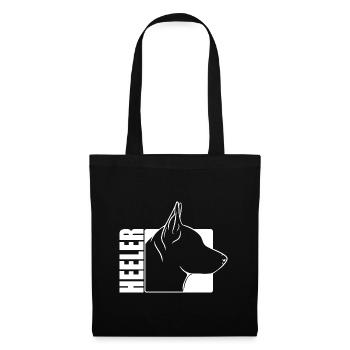 Profil de talonneur Bouvier Chien Chiens Chien Wilsigns - Sac en tissu - noir - Devant
