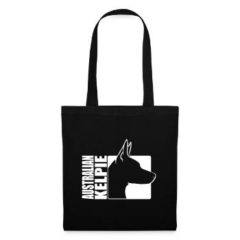 Australian Kelpie Profile Dog Dogs Wilsigns - Tote Bag - black - Front