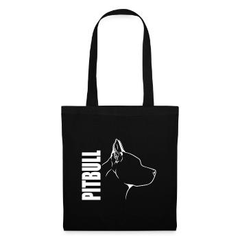 American Pitbull Profile Dogs Dog Wilsigns - Tote Bag - black - Front