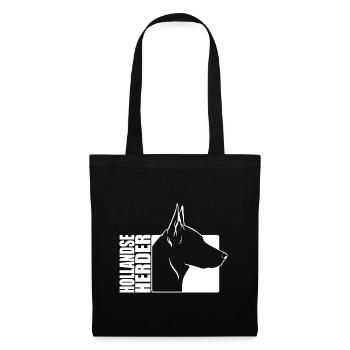 Hollandse Herder Profile Dogs Dog Wilsigns - Tote Bag - black - Front