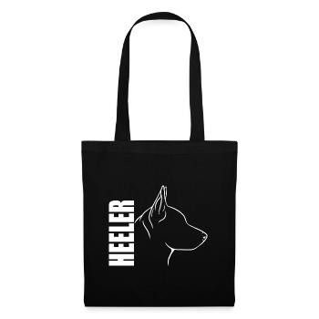 Profil de talonneur Bouvier Chien Chiens Chien Wilsigns - Sac en tissu - noir - Devant