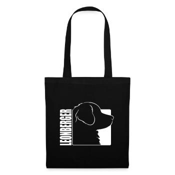 Leonberger Profil Chiens Chien Wilsigns - Sac en tissu - noir - Devant