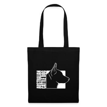 Profil de bouvier australien Chiens Chien Wilsigns - Sac en tissu - noir - Devant