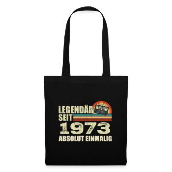 Légendaire depuis 1973 - absolument unique - Sac en tissu - noir - Devant
