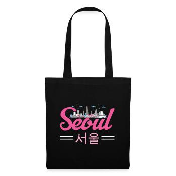 Kpop K-Pop Korea Korean Seoul Hallyu K-drama - Tote Bag - black - Front