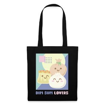 Dim Sum Amant - Sac en tissu - noir - Devant