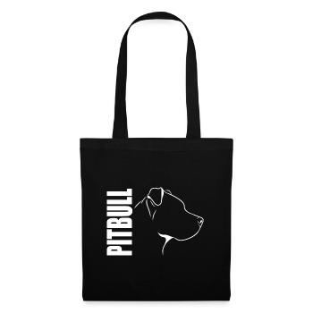 American Pitbull Profile Dogs Dog Wilsigns - Tote Bag - black - Front