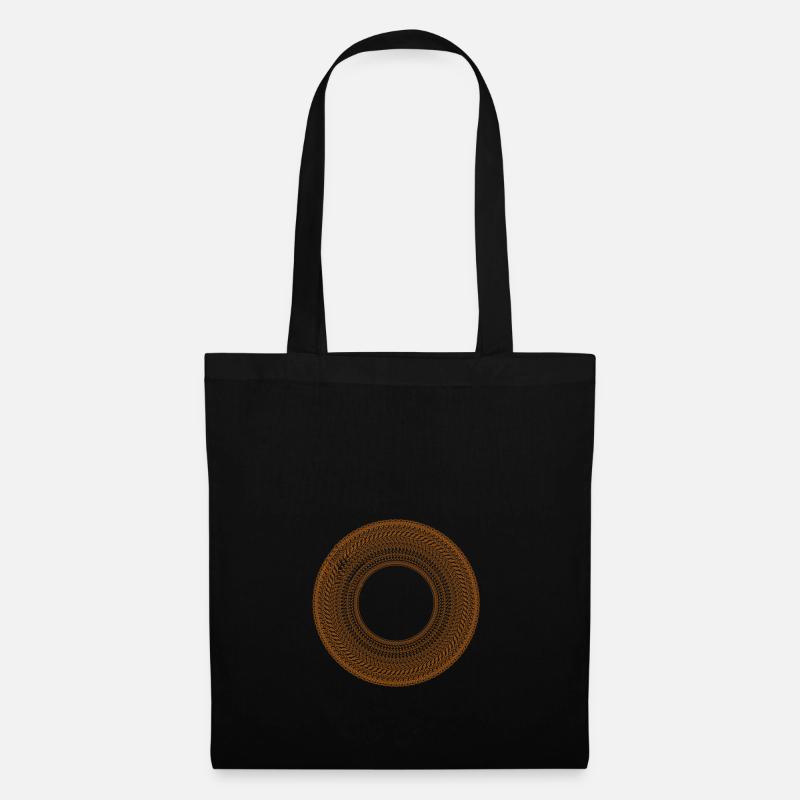 Orange cycle - Tote Bag - black