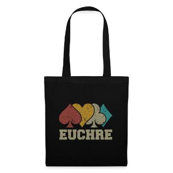 Euchre Vintage Euchre Card Board Game - Sac en tissu - noir - Devant