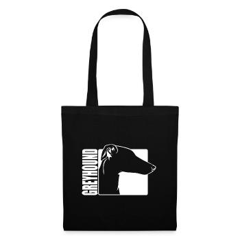 Greyhound Profile Dogs Dog Wilsigns - Tote Bag - black - Front
