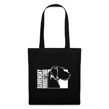 Slovensky Hrubosrsty Stavac Profil Chiens Wilsigns - Sac en tissu - noir - Devant