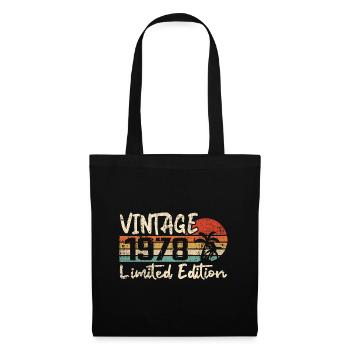 Vintage 1978 Millésime 1978 Cadeau D'anniversaire - Sac en tissu - noir - Devant
