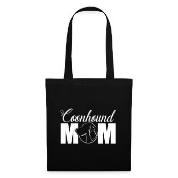 Coonhound Mom Profil Chiens Chien Wilsigns - Sac en tissu - noir - Devant