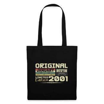 January 2001 | Birthday Gift January 2001 - Tote Bag - black - Front