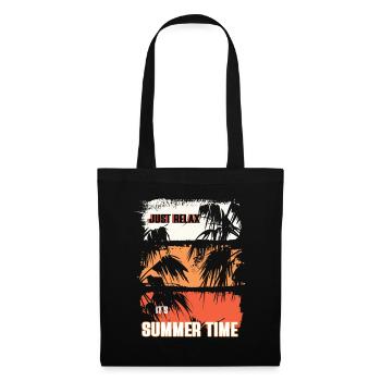 Just Relax It's Summer Time - Tote Bag - black - Front