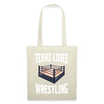 Conception de lutte au Texas pour les fiers fans du Texas - Sac en tissu - nature - Devant