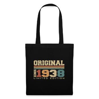 Original 1938 Retro Gift 86th Birthday 1938 - Tote Bag - black - Front