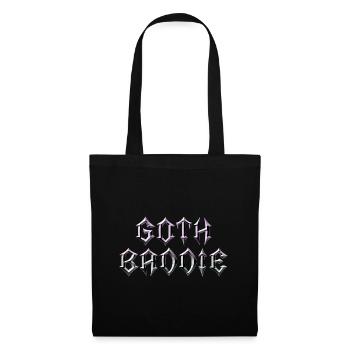 Méchant gothique ! Gothique Fille Gothique Esthétique - Sac en tissu - noir - Devant