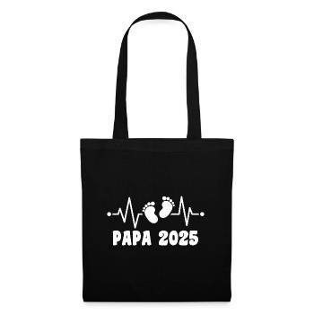 Papa 2025 Frequenz Herschlag Der Papa zum Vatertag - Sac en tissu - noir - Devant