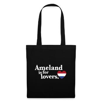 Ameland Lovers - NL II - Stoffbeutel - Schwarz - Vorne