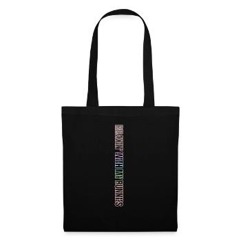 Relaxin' With My Bunnies – Pastel chill with humor - Tote Bag - black - Front