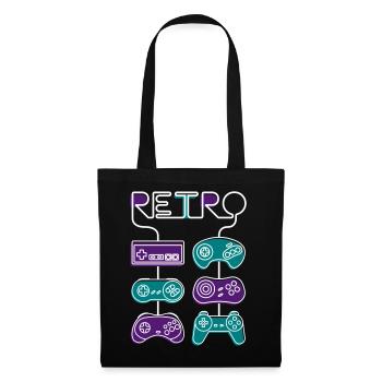 Retro gaming - Tote Bag - black - Front