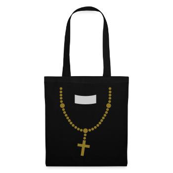 large_please_priest_vector - Stoffbeutel - Schwarz - Vorne