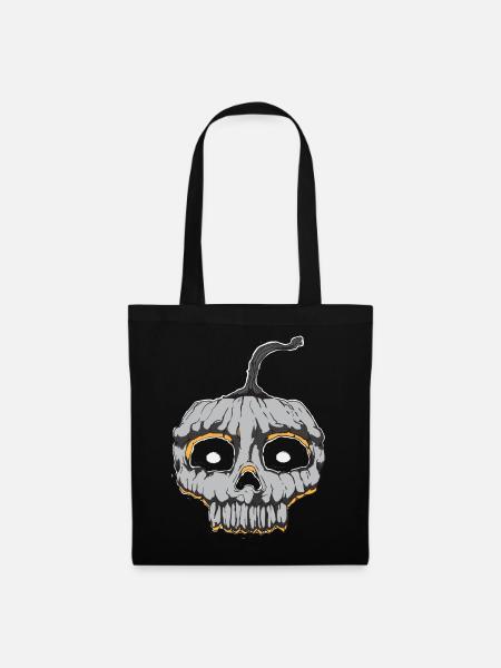 Halloween Pumpkin - Stoffbeutel - Schwarz