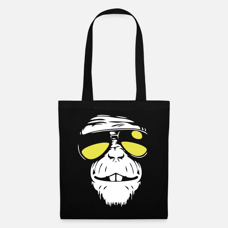 Cool Monkey - Coole Affe - Tote Bag - black