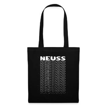 Neuss Germany City Font Skyline Home - Tote Bag - black - Front