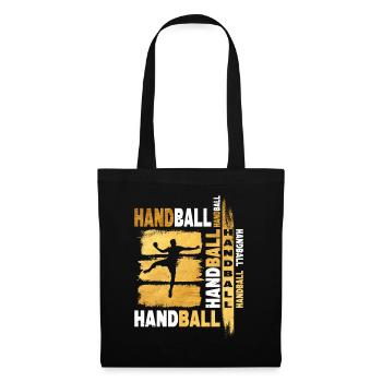Handball Gold Handball Player Grunge Fan - Tote Bag - black - Front