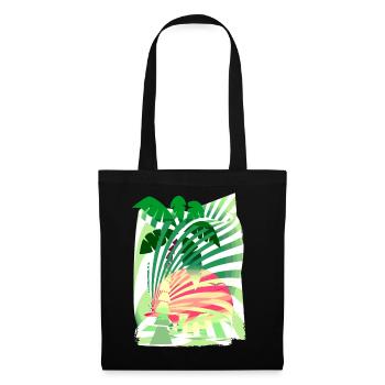 Palm Sun Vacances d’été - Sac en tissu - noir - Devant