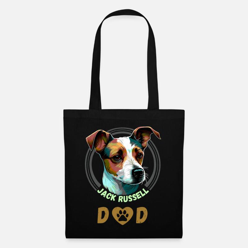 Jack Russell Dad - Tote Bag - black