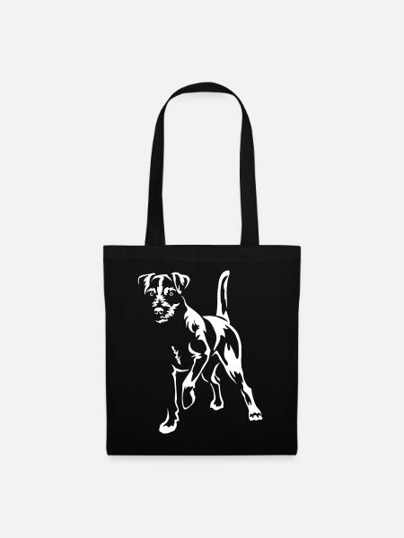 Parson Russell Terrier "Black Edition" - Stoffbeutel - Schwarz