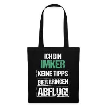 I'm a beekeeper - bring beer and take off - Tote Bag - black - Front