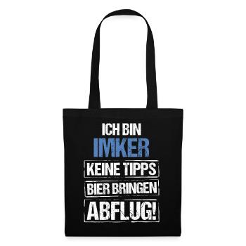 I'm a beekeeper - bring beer and take off - Tote Bag - black - Front