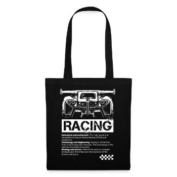 Formule de course Tuning Voiture de course Tuner Logo de voiture - Sac en tissu - noir - Devant