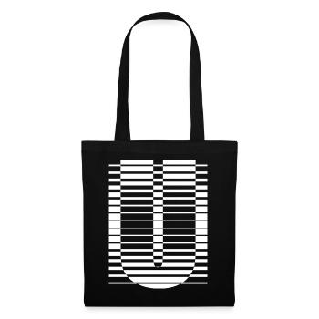 INITIAL U - Tote Bag - black - Front