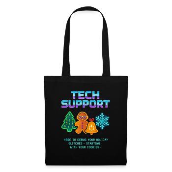 Funny Technical Support Debug Christmas - Tote Bag - black - Front