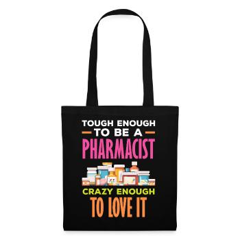 Apotheker Pharmazeutisch-technischer - Stoffbeutel - Schwarz - Vorne