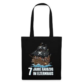 7th Birthday Pirates - Tote Bag - black - Front