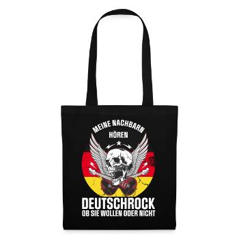 My neighbors listen to German rock - Tote Bag - black - Front
